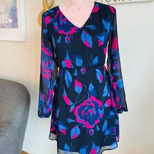 JOE FLOWER-LEAF DRESS SIZE XS-S